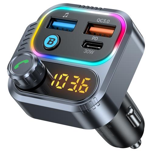 新款车载蓝牙mp3播放器蓝牙接收器汽车u盘无损音乐播放器fm发射器